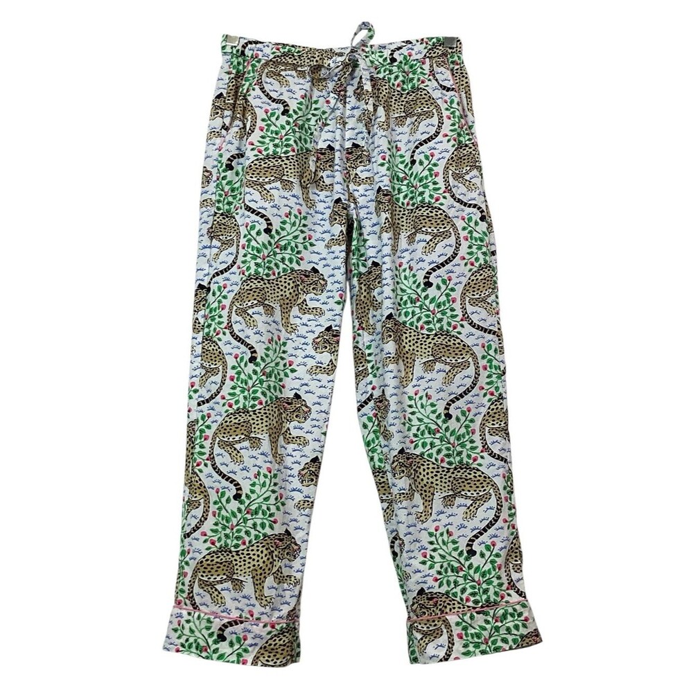 Printfresh Bagheera Leopard Print Pajama Pants XXS Cotton Lounge Sleepwear